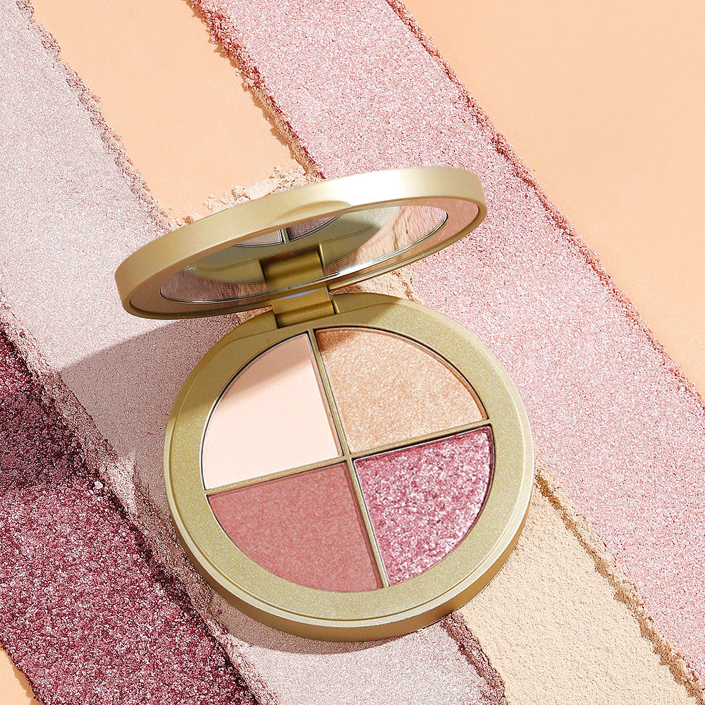 🦖All-in-One Eye & Cheek Glow Palette | Silky Formula, Lasting Glass-Skin Shine