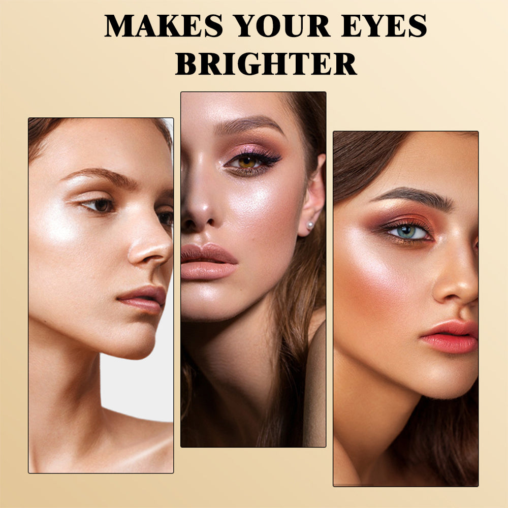 🦖All-in-One Eye & Cheek Glow Palette | Silky Formula, Lasting Glass-Skin Shine