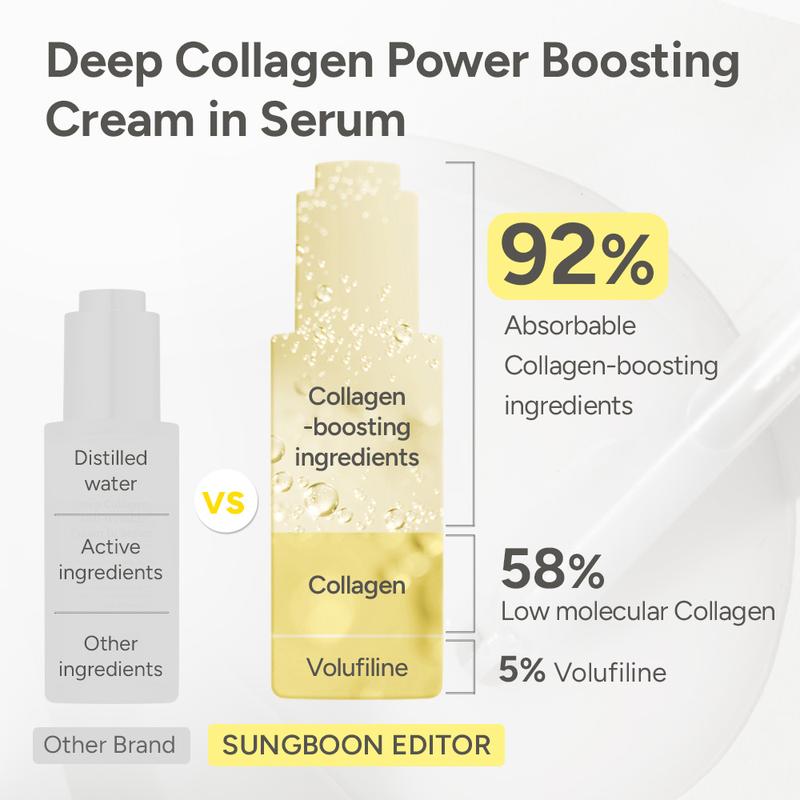 Last 3 Hours 50% OFF  ✨ BUY 2 GET 2 🔥SONGBOON Editor Glass Skin Collagen Volufiline Cream-in-Serum | Gentle, Nourishing &Comfort Korean Skincare Moisturizer for Firming & Hydrating（upsell）