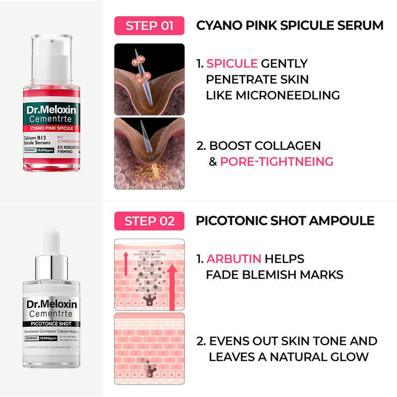 🌷Glass Skin Kit – Fade Blemishes & Shrink Pores Fast | 50% OFF Today Only