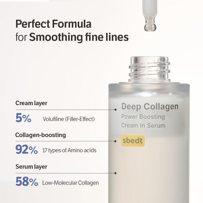 Last 3 Hours 50% OFF  ✨ BUY 2 GET 2 🔥SONGBOON Editor Glass Skin Collagen Volufiline Cream-in-Serum | Gentle, Nourishing &Comfort Korean Skincare Moisturizer for Firming & Hydrating（upsell）