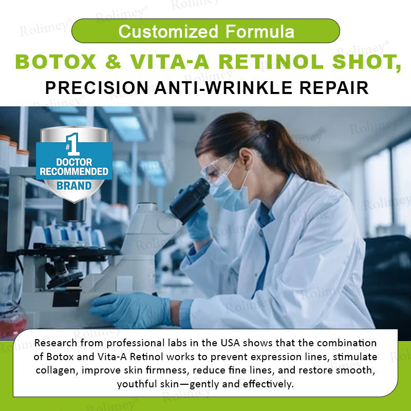 💍🎁Made and shipped from Canada 💫Rolimey® Botox & Vita-A Retinol Shot Wrinkle-Lift Tightening cream - Last Day Promotion 70% OFF