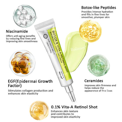 💍🎁Made and shipped from Canada 💫Rolimey® Botox & Vita-A Retinol Shot Wrinkle-Lift Tightening cream - Last Day Promotion 70% OFF