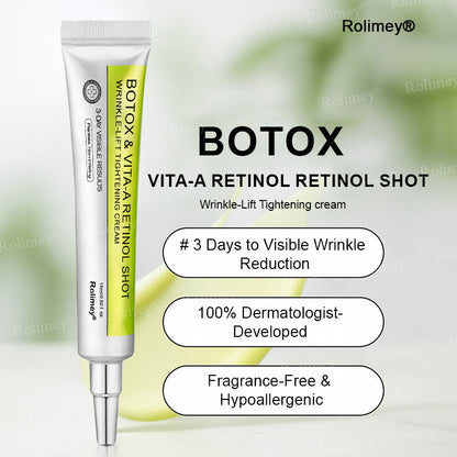 💍🎁Made and shipped from Canada 💫Rolimey® Botox & Vita-A Retinol Shot Wrinkle-Lift Tightening cream - Last Day Promotion 70% OFF