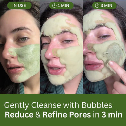 🌼50% OFF🌿 Holy Basil Bubble Deep Mask — 13% Herbal Power for Clear & Fresh Skin
