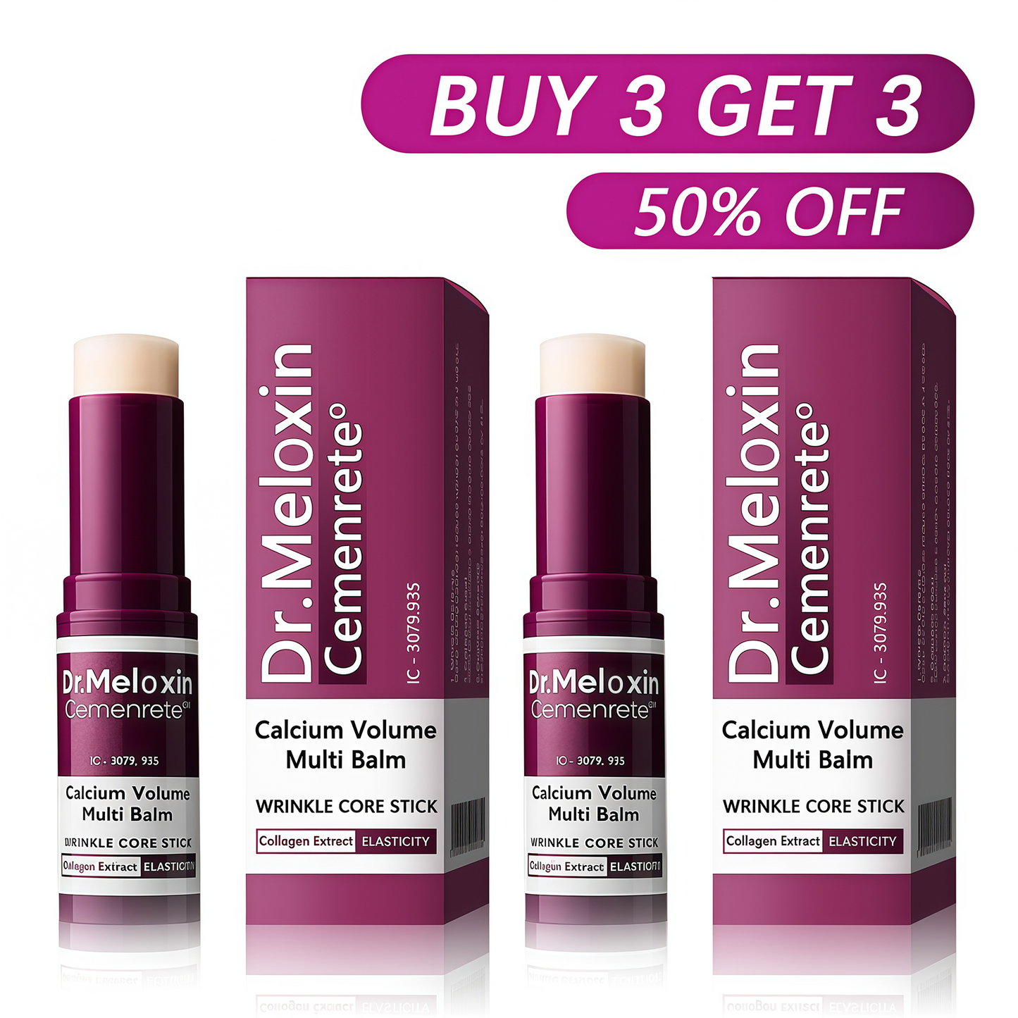🍊 BUY 1 GET 1✨ Dr. Meloxin Calcium Multi Balm – Anti-Aging & Wrinkle Fix Stick