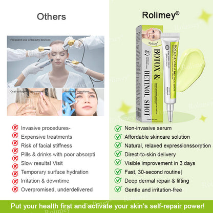 💍🎁Made and shipped from Canada 💫Rolimey® Botox & Vita-A Retinol Shot Wrinkle-Lift Tightening cream - Last Day Promotion 70% OFF