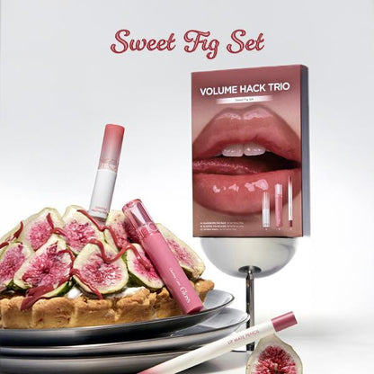 🔥Final 3 hours Buy 2 Get 1 FREE:LIP VOLUME HACK TRIO (3 Shades, Lip Mate Pencil & Melting Balm & Color Gloss)